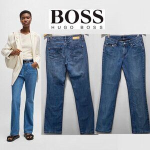 Hugo Boss Boot Cut Jeans Blue Size 28 TALL
